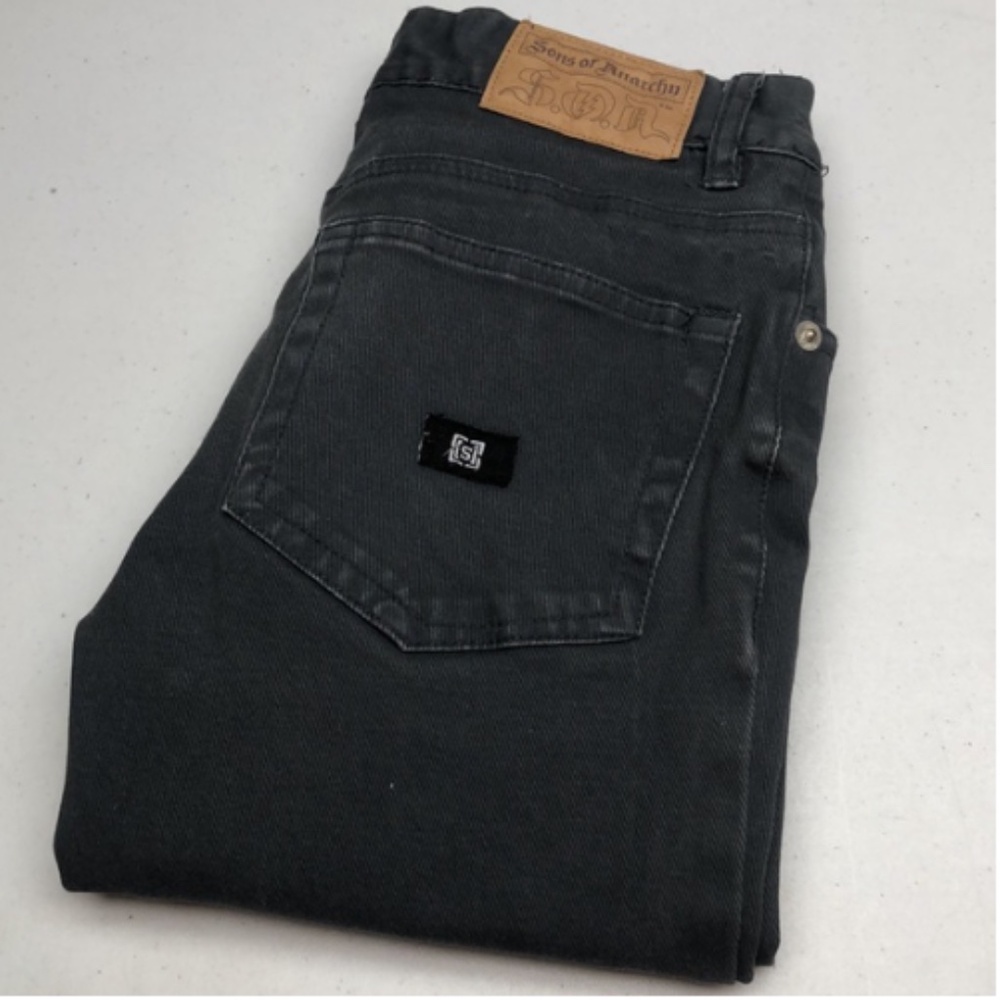 LIKE NEW GIRLS SONS OF ANARCHY GRAY SLIM JEANS (GIRLS)8/23x26 ⭐️